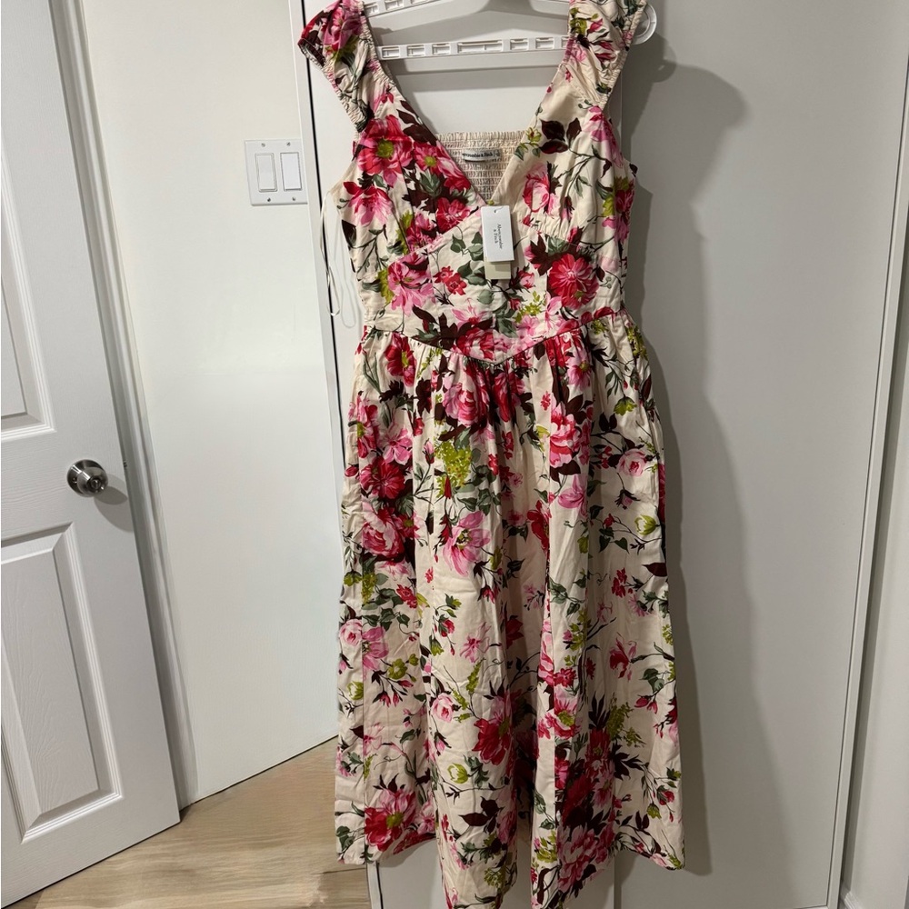 Floral Print Sleeveless Dress